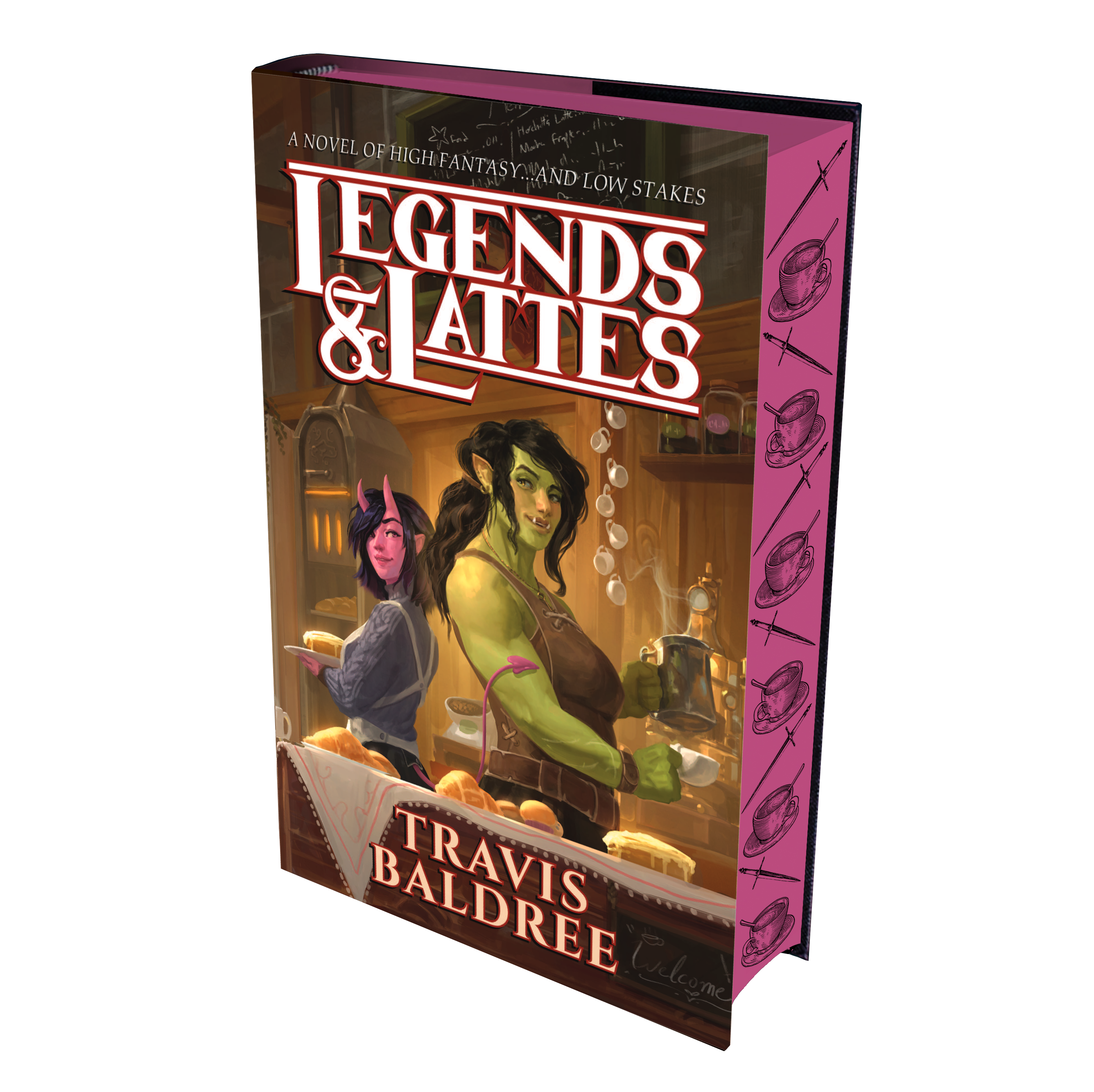 Unboxing Legends and Lattes by Travis Baldree - Broken Binding Exclusive  Book - Cozy Fantasy 