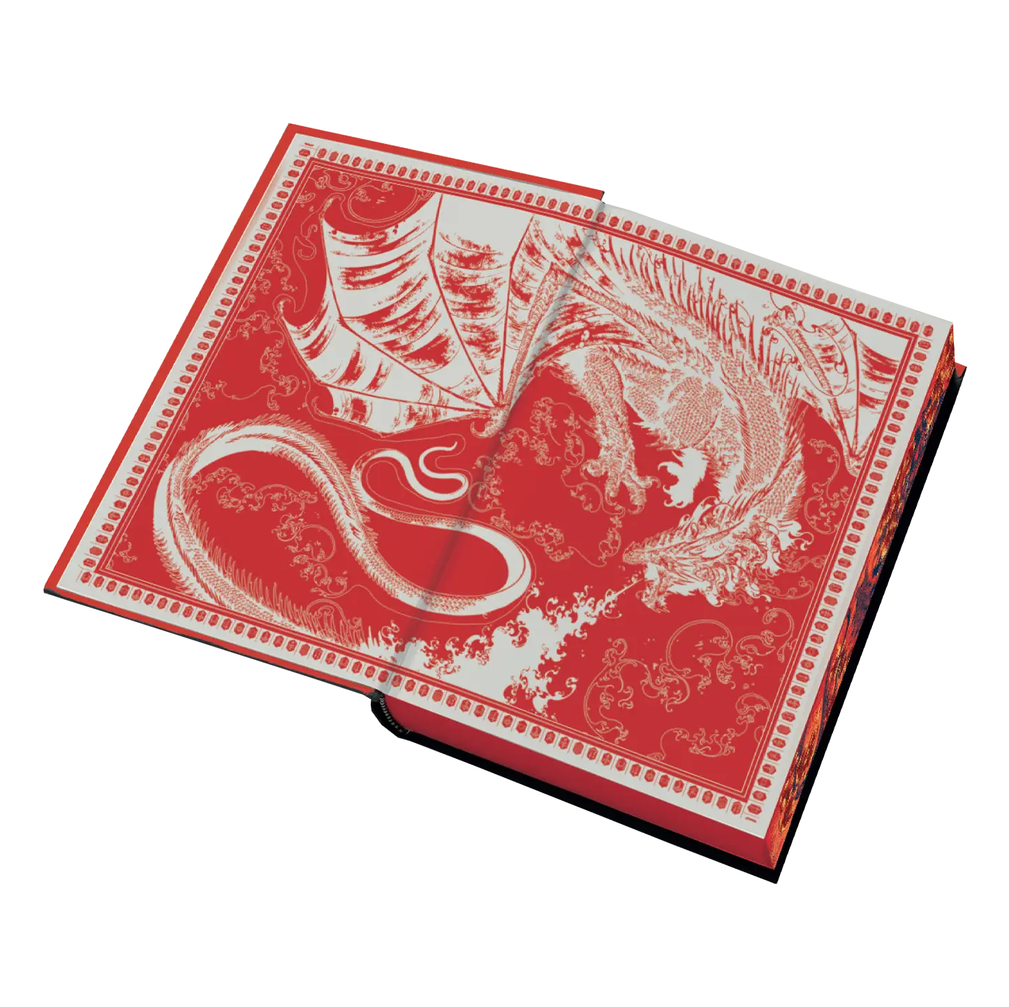 "Among the Burning Flowers" by Samantha Shannon features a vivid dragon-themed fantasy cover with bold colors and intricate floral designs.