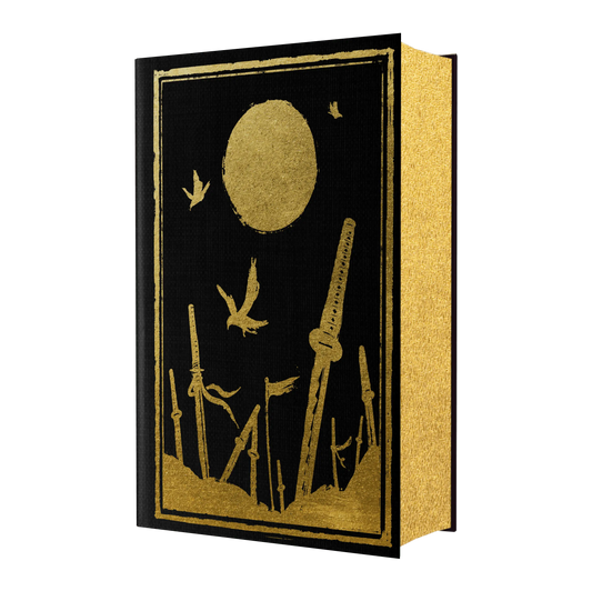 A dramatic book cover with an intense black and white illustration of a battle scene, showcasing a fierce warrior wielding a sword amidst chaos, ideal for attracting attention to historical or action-themed literature.