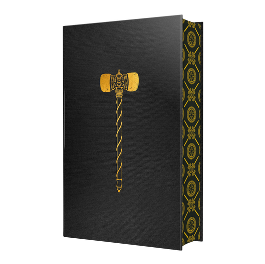 "Born of an Iron Storm" by Anthony Ryan features a striking cover with a warrior silhouette against a mountainous and stormy sea backdrop, highlighting its fantasy elements.