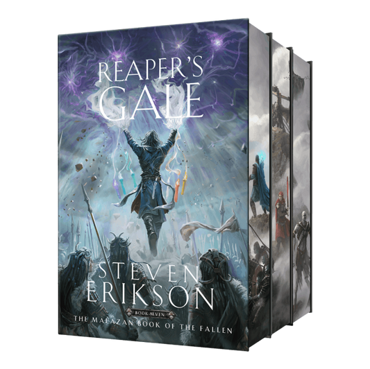 The Malazan Book of The Fallen; Books 7-9 + Dust Jackets