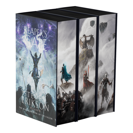 The Malazan Book of The Fallen; Books 7-9 + Dust Jackets